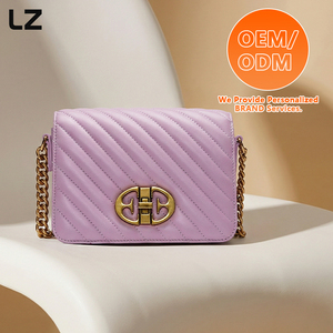 Borse a Mano LZ per Donne, Borse a Spalla in Pelle di Agnello Personalizzate con Tracolla Regolabile a Catena, Borse Trapuntate da Donna - Product Image 5