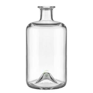 JINGNA reciclable redondo personalizado Super Flint vidrio 375ml 750ml Vacío licor vodka whisky Botella de vidrio - Product Image 2