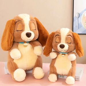 Peluche de Perro de Orejas Grandes, Juguete Suave para Decoración del Hogar, Almohada para Dormir, Regalo para Niños y Niñas, Cachorro de Peluche Marrón - Product Image 1