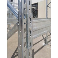 Stockage en entrepôt Forte capacité de résistance à la corrosion Galvanisation à chaud Rack à palettes Rack de stockage extérieur