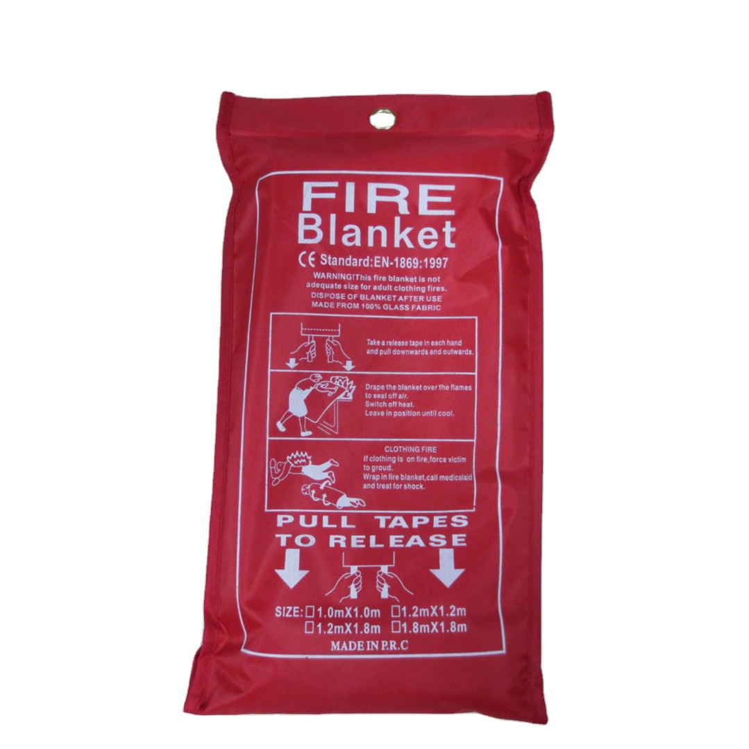 EN1869 огнеупорное одеяло, сварочное мягкое одеяло в рулонах, гибкое огнеупорное стекловолокно, красная сумка, огнеупорное одеяло, 1 м, 2 метра
