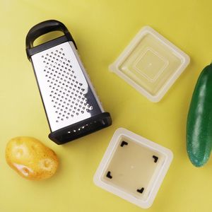 Multi-functional 5 in 1 Stainless Steel Vegetable Chopper Box Potato Slicer Grater Cheese Shredder with Storage Container - Product Image 3