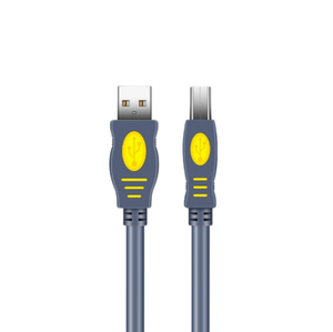 Cable de impresora USB 2.0 tipo A a B, conector cuadrado macho, cable de alta velocidad para impresora de inyección de tinta, láser, escáner, fax, calidad profesional, el más vendido - Product Image 1