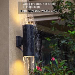 Luz de pared LED para exteriores IP65, lámparas de pared LED impermeables para jardín con Base de acero inoxidable, luces montadas en la pared con energía Solar para - Product Image 5