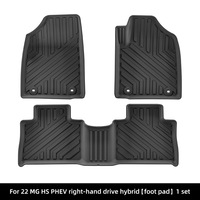 Tapis de sol et tapis de coffre en TPE pour MG HS PHEV 2022 - Accessoires de voiture imperméables sur mesure