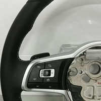 Volant en cuir noir pour Volante Para Golf Mk6 MK7 R GTI GTD GTE Polo GTI Scirocco GTI Golf 7