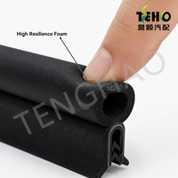 Joint d'étanchéité latéral automobile de haute qualité en caoutchouc EPDM profil U, bande de protection contre les intempéries, remplacement pour camions, fourgonnettes et machines TENGHAO