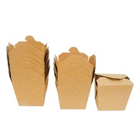 Vente en gros de boîtes à emporter chinoises en kraft biodégradable de 26 oz, étanches, sans PFAS, contenants pour nouilles, OEM en vrac