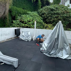 Anika Carreaux en caoutchouc de haute qualité pour gymnase professionnel commercial Revêtement de sol pour jardin - Product Image 3