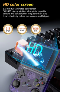 Consola de juegos portátil de código abierto R36XX, pantalla IPS de 3,5 pulgadas, 64GB, Wifi, 2 jugadores, compatible con doble Joystick, juego <span class=keywords><strong>Retro</strong></span> de 3000mAh - Product Image 5