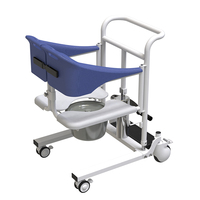 Chaise de transfert hydraulique multifonctionnelle Zuowei ZW302, chariot de bain, commode, douche, soins aux personnes âgées, patients paralysés
