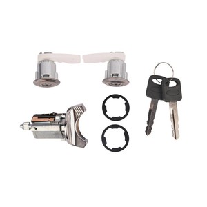 F3UZ1522050D ชุดสวิตช์จุดระเบิดสำหรับฟอร์ด 1993 1996 พร้อมอะไหล่ซ่อมเปลี่ยนกุญแจสองดอก - Product Image 1