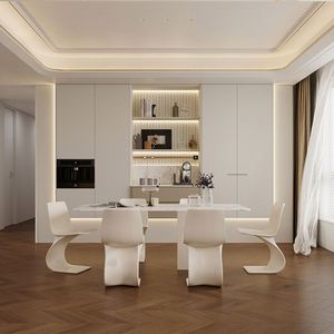 ตู้เก็บของอเนกประสงค์แบบพับได้ทันสมัย พร้อมชั้นวางไวน์ เฟอร์นิเจอร์สำหรับบ้าน ห้องรับประทานอาหาร และห้องนั่งเล่น ทำจากไม้ สำหรับห้องครัวและบ้าน - Product Image 1