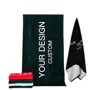 Toalla Deportiva de Microfibra de Poliéster con Estampado Digital de Secado Rápido para Verano, Logotipo Personalizado, Diseño Gratuito, Ligera y de Lujo para la Playa - Product Image 1