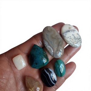 หินอาเกตสีขาวแบบผสมสำหรับทำเครื่องประดับ ขายส่งโดย Hari Om Creations จากราชสถาน - Product Image 1