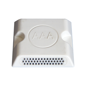 Vente en gros usine : Nouveaux clous <span class=keywords><strong>de</strong></span> signalisation routière réfléchissants en plastique jaune et blanc pour autoroute, 100*100*20mm - Product Image 3