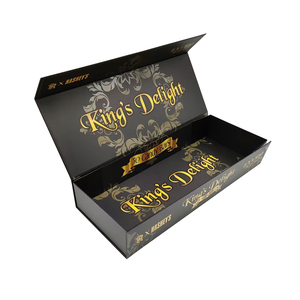 Custom White Folding <strong>Wedding</strong> <strong>Gift</strong> <strong>Box</strong> for Apparel Skincare Shoes Socks Packaging Featuring Big Magnetic Cardboard Gold Foil Logo - Product Image 5