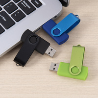 Clé USB pas chère 2.0 3.0 avec logo personnalisé, clé USB pivotante 2 Go 4 Go 8 Go 16 Go 32 Go 64 Go 128 Go