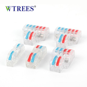 Wang Lin PCT-212 Transparent <b>Push</b> To Connect Terminal Block 2-4 Square Meter ABS <b>Lighting</b> Electronics Wiring - Product Image 4