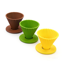 Filtro de Café Portátil de PVC de Grado Alimenticio, Impermeable, con Diseño Minimalista y Control de Flujo, Personalizable