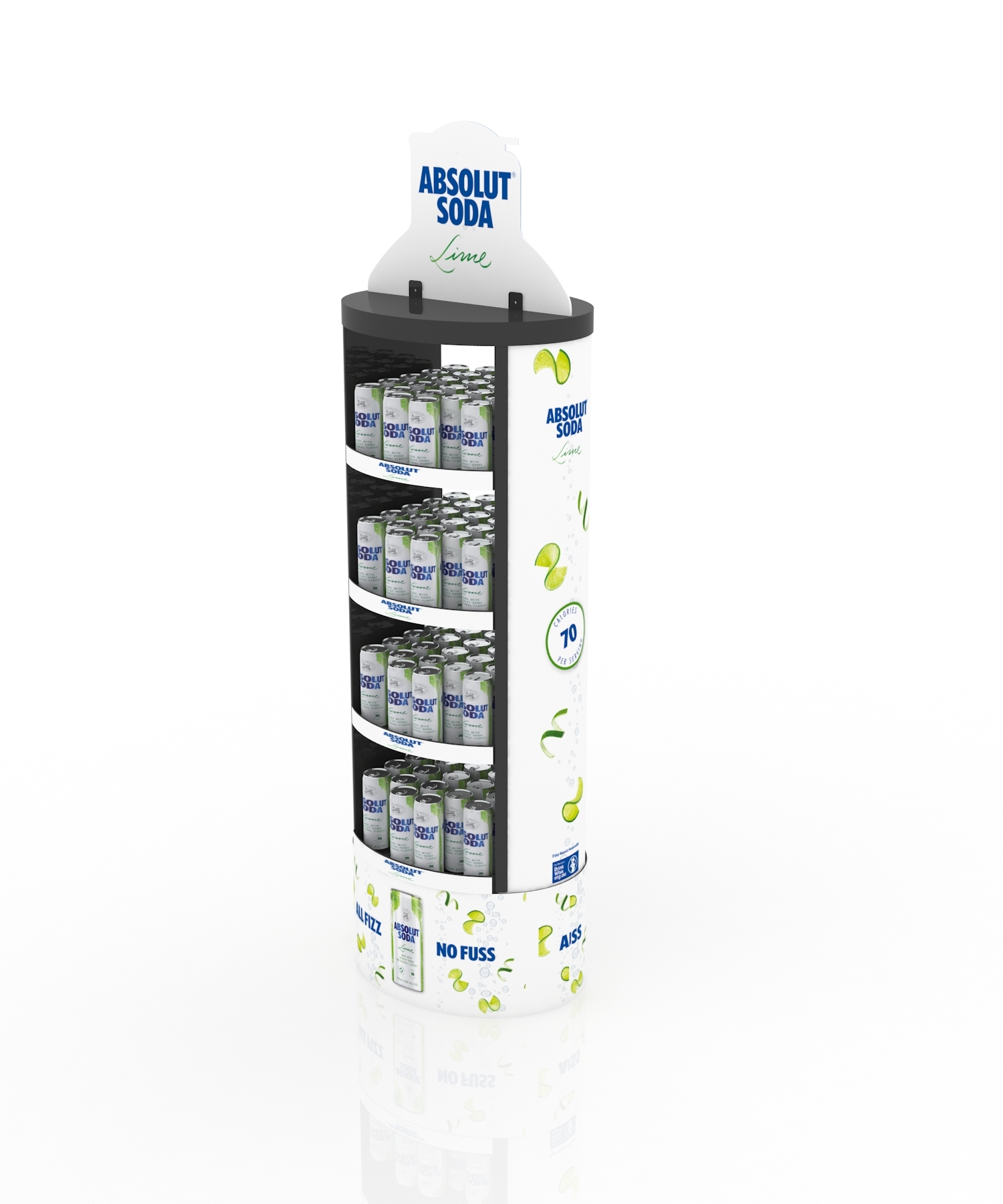 Beverage Display Rack Soda Drink Display Metal Shelf for Supermarket Shopping Mall Retail Shop