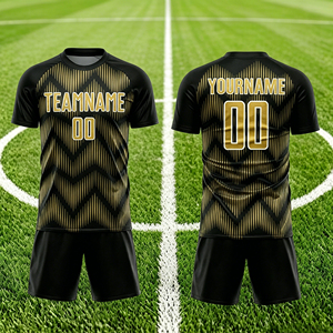 Maillots de football personnalisables à séchage rapide, respirants, 100% polyester, pour l'entraînement de l'été, uniformes d'équipe - Product Image 1