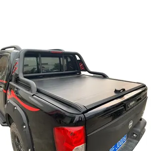 Retractable Roller lid Tonneau Cover Pickup Bed Cover for hilux revo vigo tundra tacoma Navara frontier L200