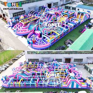 2026 TONLE Pista de Obstáculos Inflable Comercial Personalizada en Forma de S con Temática Espacial de Ensueño para Alquiler en Fiestas - Product Image 3