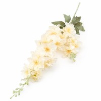 Susunan Bunga Sutra Buatan Warna Beige Mawar Peony Buatan Tangan Realistis untuk Hari Ibu Pernikahan Thanksgiving Gaya Modern