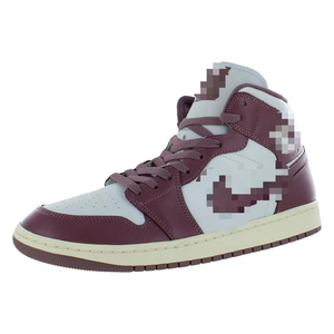 Chaussures de sport pour femme For Air 1 MID Pure Platinum/Sky J Mauve/Sail – Élégantes pour l'été, le printemps et l'hiver – Semelle en caoutchouc – Fabriquées en Chine - Product Image 1
