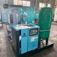 Compresseur d'air à vis PM VSD DEEMACH 30 kW 40 CV 8/10/13 bar, haute capacité, pour l'industrie du bois