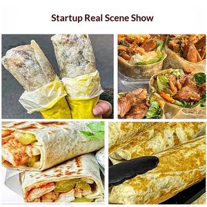 Machine à rouleaux de poulet commerciale en <span class=keywords><strong>acier</strong></span> inoxydable ZZ370K avec contrôle automatique de la température et plaque chauffante électrique - Product Image 2