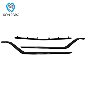 Pour <span class=keywords><strong>mercedes</strong></span>-benz pare-chocs avant bandes de garniture gauche et droite bandes de garniture centrale noir brillant C63 W205 W218 classe <span class=keywords><strong>AMG</strong></span> 2016-2021 - Product Image 5