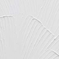 Peinture murale abstraite blanche en relief, motif géométrique 3D minimaliste, lignes superposées, décoration contemporaine, intérieurs modernes