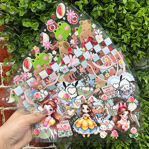 Venta al por mayor UV Cup Wrap Transfers Moda 3D 16oz Vasos Calcomanías Pegatinas Logo <span class=keywords><strong>de</strong></span> Navidad Impermeable y Lavable - Product Image 3