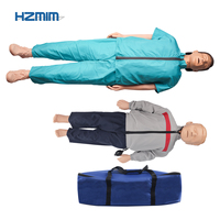 Simulador de RCP Ajustable de PVC para Adultos y Niños, para Entrenamiento y Enseñanza Médica, Maniquí de Entrenamiento de RCP