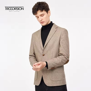 Costume d'affaires décontracté pour <span class=keywords><strong>homme</strong></span>, <span class=keywords><strong>tendance</strong></span> printemps-automne 2025, deux boutons, occasions formelles, blazer, grande taille, respirant - Product Image 1
