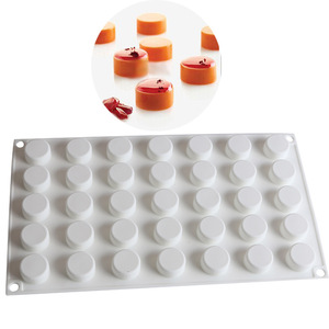 Cylindrical Mousse Silicone Mold 29.2x17cm 2 Pieces For Baking Chocolate Cake Mold - Product Image 2