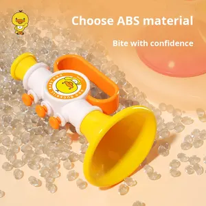 Jouet musical trompette pour bébé, jouet éducatif musical avec chansons et haut-parleurs - Product Image 4