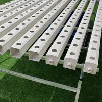 Système de culture hydroponique NFT avec pompe automatique et PVC de qualité alimentaire pour l'agriculture verticale et les serres