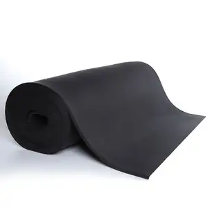 1 Inch 20Mm Dik Zwart Plastic Rubber Schuim Isolatie Rol Warmte Isolatie Rubber Schuim