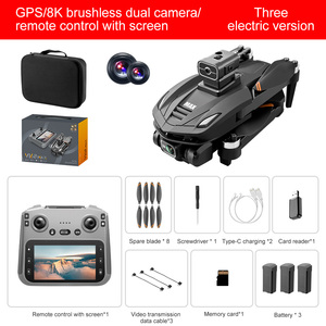 โดรนบังคับวิทยุแบบไร้แปรงถ่าน พร้อมระบบ GPS กลับบ้านอัตโนมัติ หน้าจอแสดงผล ภาพถ่ายทางอากาศความคมชัดสูง ระบบหลบหลีกสิ่งกีดขวาง - Product Image 5
