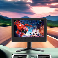 Gran oferta, Monitor de visión trasera de coche de 7 pulgadas, 1024*600, Conector de Monitor de vídeo de 7 pulgadas, Monitor de coche con Panel IPS