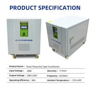 Industrial <strong>Transformer</strong> 20Kva 220V to 440V 480V AC <strong>Step</strong> <strong>Down</strong> Dry Type 3 Phase 220V to 380V <strong>Step</strong> <strong>up</strong> <strong>Transformer</strong> - Product Image 4