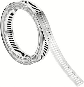 Collier de serrage pour tuyau simple ou double face, galvanisé jaune, super résistant, personnalisable en gros - Product Image 1