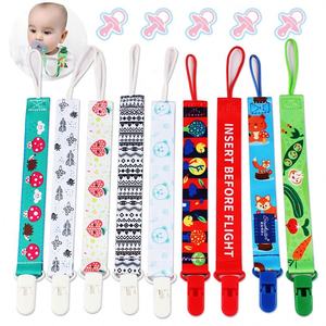 Custom Wholesale Baby <b>Dummy</b> <b>Silicon</b> Holder Chain Baby Pacifier <b>Clip</b> Lanyard Feeding Supplies Products - Product Image 1