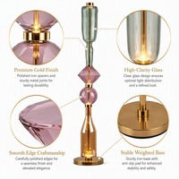 Lampe sur pied LED scandinave moderne E27, grande taille, avec abat-jour en verre, style contemporain de luxe, lumière blanc chaud, pour chambre à coucher, chevet, salon