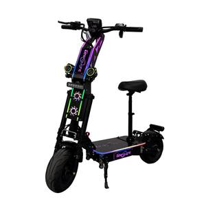 Stock US, livraison directe, livraison rapide, scooter électrique pour adultes 13 pouces, pneu de rue G14, 72v 10000w 35Ah, double moteur, démarrage NFC - Product Image 1
