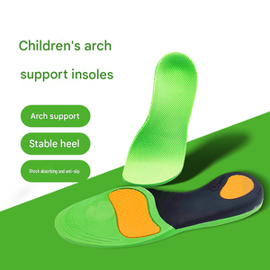 Plantillas deportivas para niños con arco para corrección de pie plano, soporte para <span class=keywords><strong>piernas</strong></span> en O/X, material PU antideslizante - Product Image 1