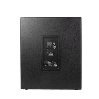 EKX118SP Subwoofer actif haute puissance 18 pouces 1000W*8ohm avec amplificateur DSP, enceinte en bois pour intérieur/extérieur, idéal pour clubs et spectacles